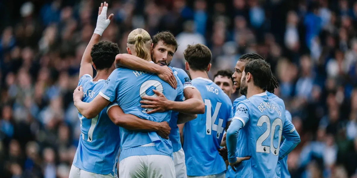 Haaland Cetak Dua Gol, Manchester City Menang Lima Gol atas Burnley