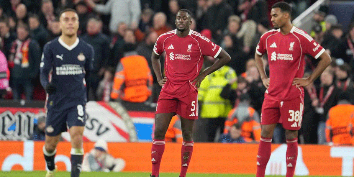 Liverpool Kembali Terpuruk Usai Kekalahan Telak dari PSV Eindhoven